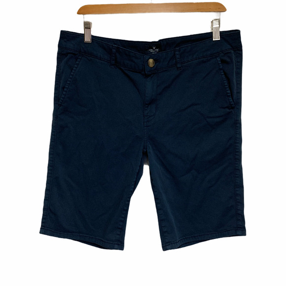 American Eagle Outfitters Pants - AEO 14 blue Super Stretch bermuda shorts
